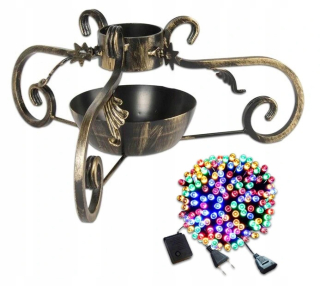 Stojan na vianočný stromček - Vianočný strom stand33 lampa 200 LED