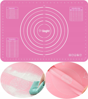 Silikónová doska Matt 70x50 Pink Washer