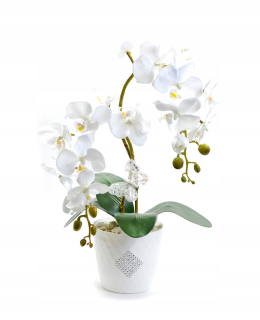 Umelé kvetina zloženia gumy orchideí ako živý