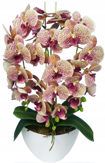 Orchid Umelé kvety Orchid 3P Rubber Ako živý