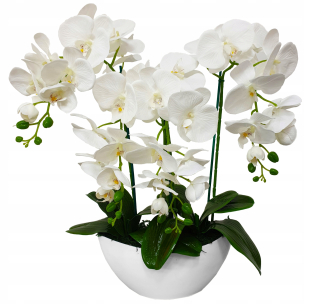 Orchidea Umelá Orchid Kvetina 4 Orchid 70cm