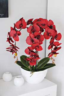 Orchidná umelá orchidea orchidea 3 výhonky