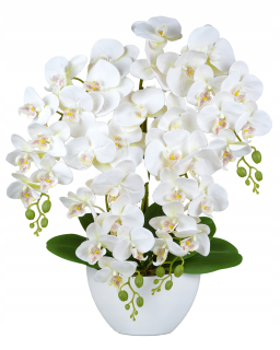 Orchidea Umelá orchidea 4 Silicone Flowers