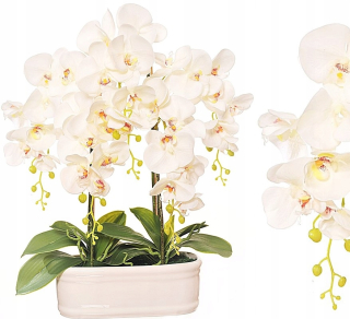 Silikónové orchidey. Silikón orchidea Umelá