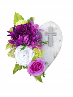 Čelenka Grave Flowers Composition srdce Veľké srdce
