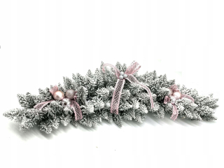 Vianočný stromček - Mini Girld Headdress Snowball Rose Rose 88 cm Baubles