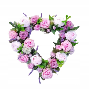 Tomb čelenka kvety Wiązanka XXL Heart 50 cm