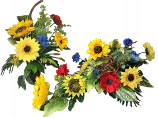 Dôraz na hrob kvety cintorín + Bouquet Zloženie