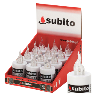 LED vložka do sviečok Subito 10,07 cm