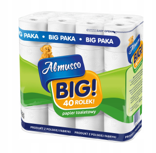 Toaletný papier - Super jemný toaletný papier 40 ks!