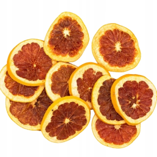 Vianočné ozdoby - Sušené grapefruity ako červené pomaranče 100 g