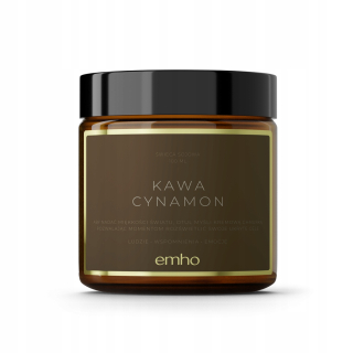Emho Coffee-Cynamon Soy Candle Emho 1 PC.