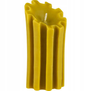 Dekoratívna sviečka vyrobená z včiel vosk aroma ami medový med 1 pc.