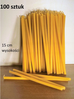 Tradičná sviečka vyrobená z včiel vosk 100 ks.