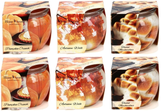 Sviečka parafínu jesennej chôdze Home Aroma 1 PC.