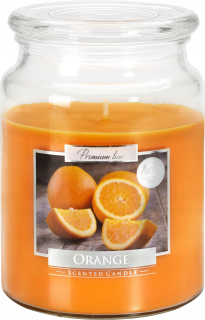 Tradičná parafínová sviečka Orange Bispol 1 ks.