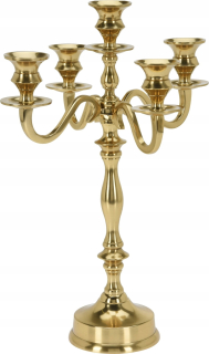 Svietník na stôl - Zbierka Candelabr House Styling Collection Candlestick 39,5 cm 5 sviečok