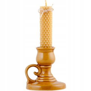 Svietník na stôl - Sviečka sviečka Ami Honey 10 cm 1 sviečky