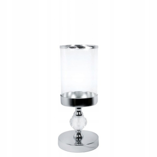 Svietník na stôl - Glamour svietnik 26 cm 1 sviečka