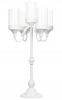 Svietník na stôl - Držiak sviečok na Tealight Scandi.pl 73 cm 5 sviečok