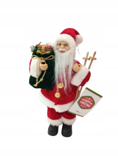 Vianočná postavička, dekorácia - Santa Claus figúrka dekorácie 35 cm 999