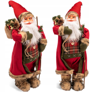 Vianočná postavička, dekorácia - Santa Claus figúrka vianočné dekorácie 70 cm