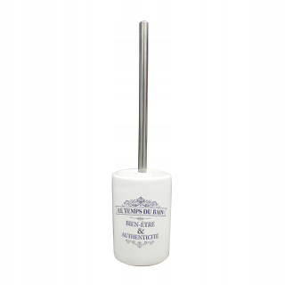 WC kefa - WC Brush White Ceramic Vintage Container