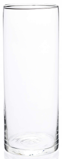 Váza valc 40 cm skla 10 x 40 cm