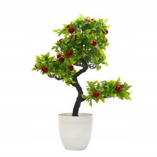 Umelý bonsai dekoratívny strom 45 cm kvetináč