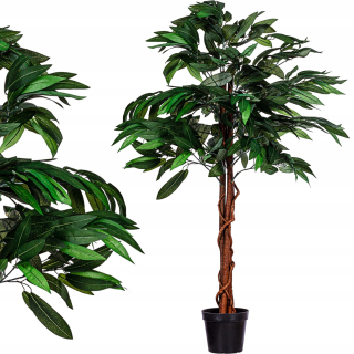Umelý mango strom 120 cm kvety strom