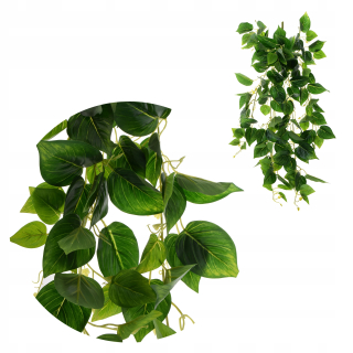 Umelé zelené popínavé rastliny - brečtan Pothos 100 cm