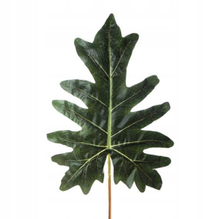 Umelé zelené listy Philodendron 12ks