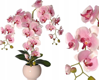 Umelá orchidea kvet orchidey umelé kvety