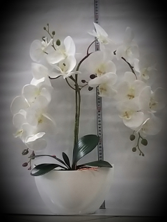 Umelá orchidea orchidea zloženie 60 cm