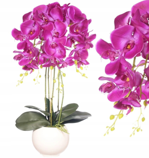 Umelá orchidea umelé silikónové orchidey