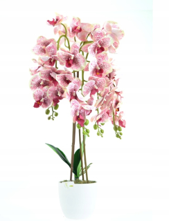 Umelý orchidea, orchidey, kvetina, ružový 70cm