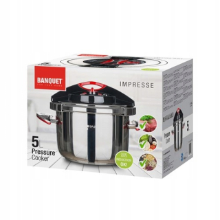 Tlakový hrniec - Quick-sušička 5L Impress Banquet 18/10 Gar Parné Sol