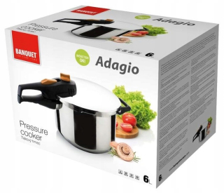 Tlakový hrniec - Rýchl-suché 6L ADAGIO BANQUET INDUKCIA PÁN