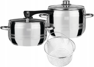 Tlakový hrniec - Rýchlospevňovací hrbol košík 3,5 + 5 l indukcia