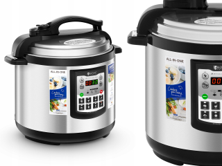 Tlakový hrniec - Rýchloschnúci stroj Multicooker 1250 v 8 L. LED