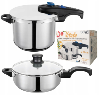 Tlakový hrniec - Quick-sušička Set 6 El Pot 6L Rondel 3L + Vložky