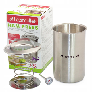 Hrniec na šunku - Háčik 1.5 L teplomer + harmanček vrece