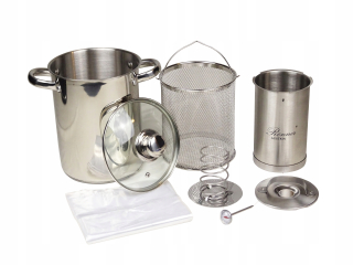 Hrniec na šunku - Háčik 1,5l + 4,2 l + hrniec + Sieve + teplomer + tašky