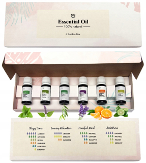 Sada esenciálnych olejov Natural Aromas 12 ml