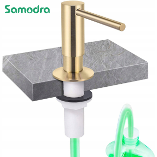 Samodra mosadzná usadlá súprava Myd DispenSer