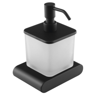 Dávkovač mydla - SAPHO FLORI Black SOAP DISPENSER /Mlieko