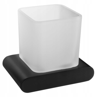 SAPHO FLORI BLACK MAT/Mlieko sklo