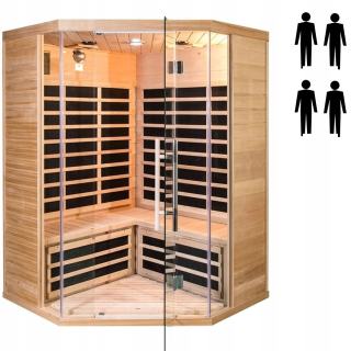 Rodinná infračervená sauna 20f01xxl infračervená 4 +