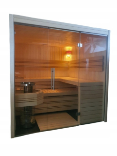Fínska sauna suchý Osika 210/210 cm