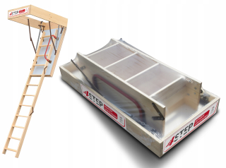 Podkrovné schody - Loft 4STEP EXTRA 46 mm, 120x70 70x120